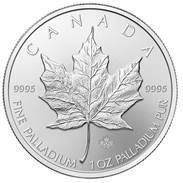 Palladium Maple Leaf 1 oz Motivseite