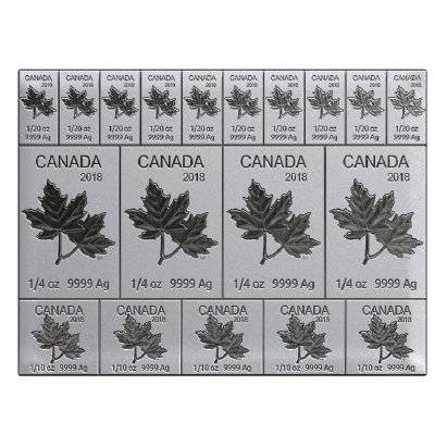 Mapleflex 2 oz Münzbarren Tafelbarren